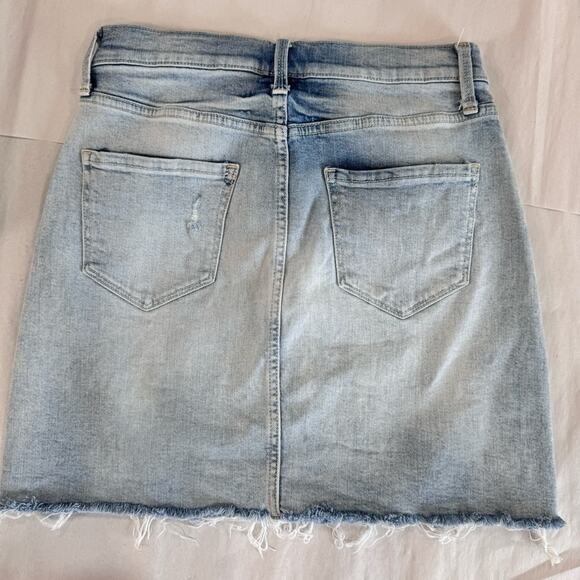 New Prep Y2K 90s Mini Denim Skirt AZ Jean Co. Jr. Size 3 - Picture 2 of 5